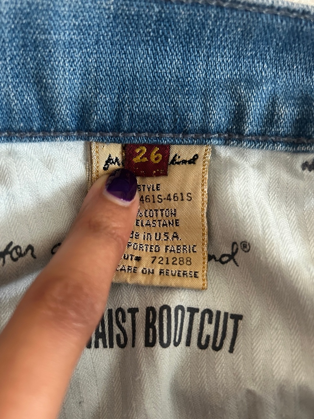 7 for all mankind high waist bootcut jean - Picture 7 of 7